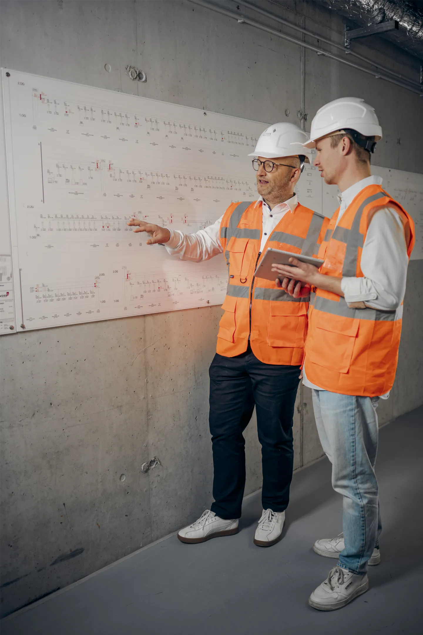 Projektbesprechung in der elektrotechnischen Fachplanung